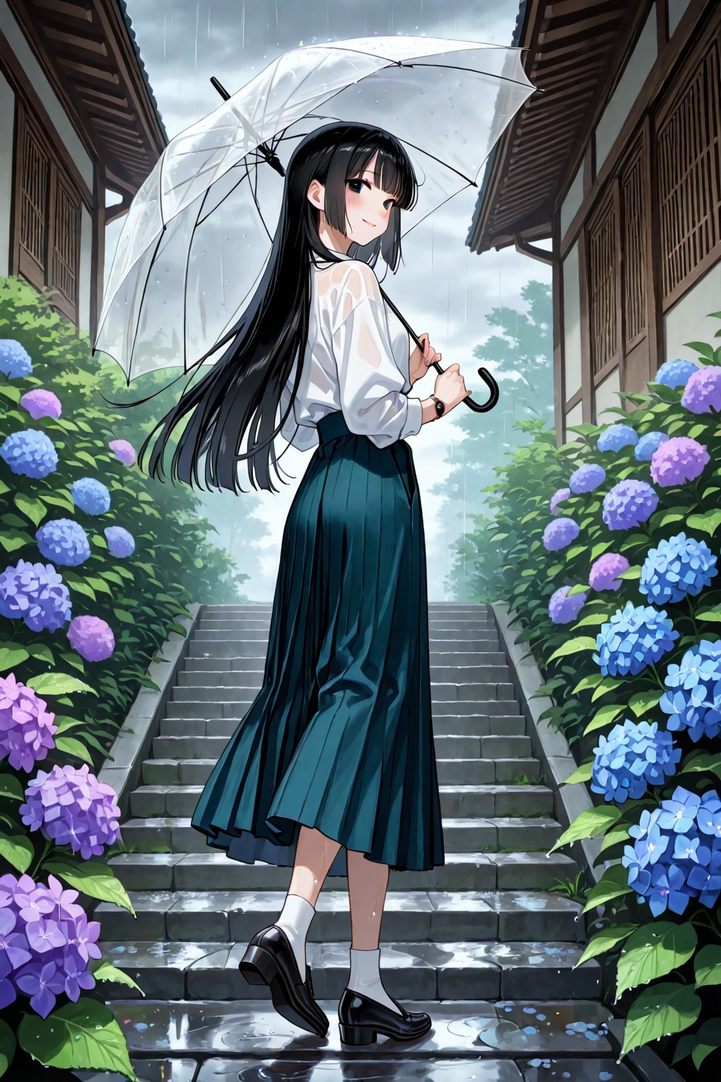 紫陽花の小径