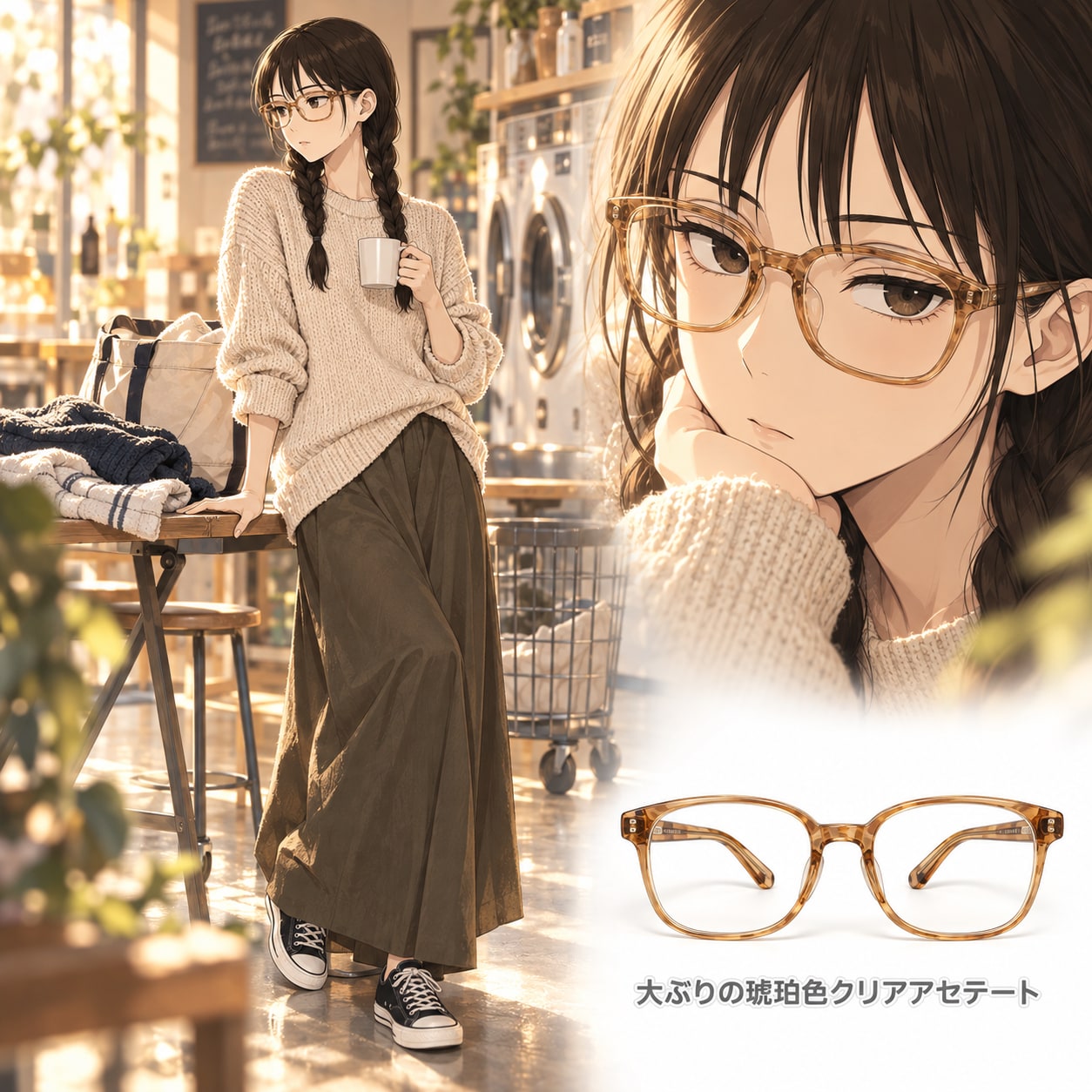 色々眼鏡 | の人気AIイラスト・グラビア