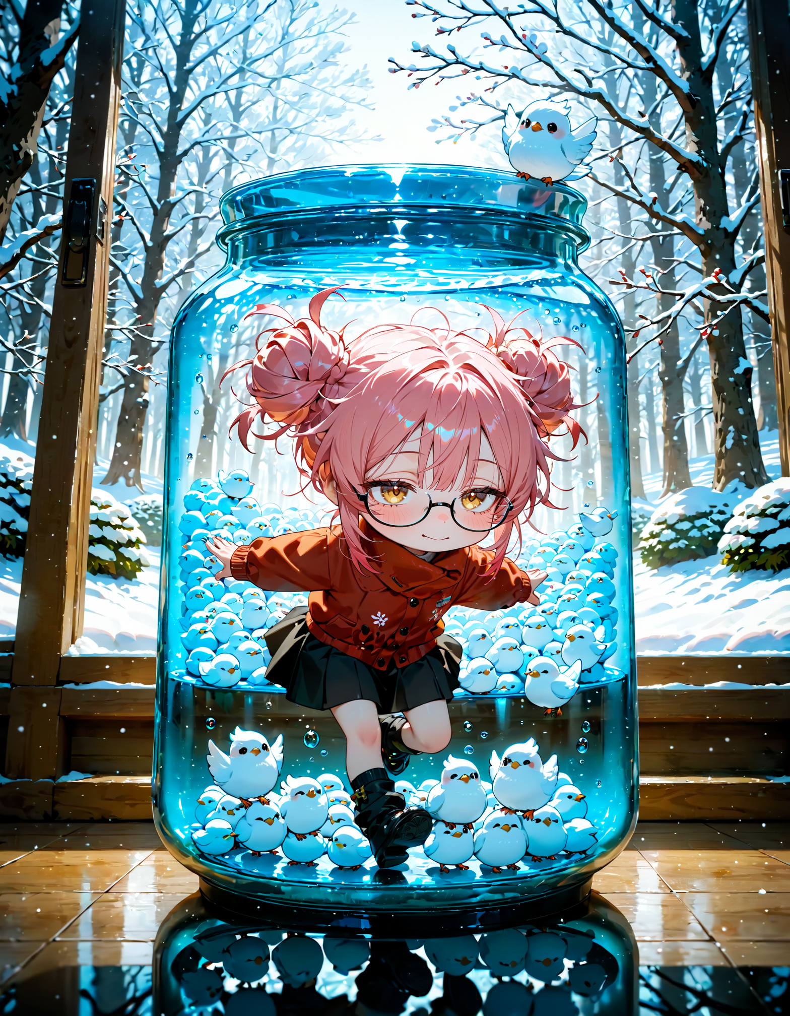 今日は何の日？　シマエナガの日 | の人気AIイラスト・グラビア