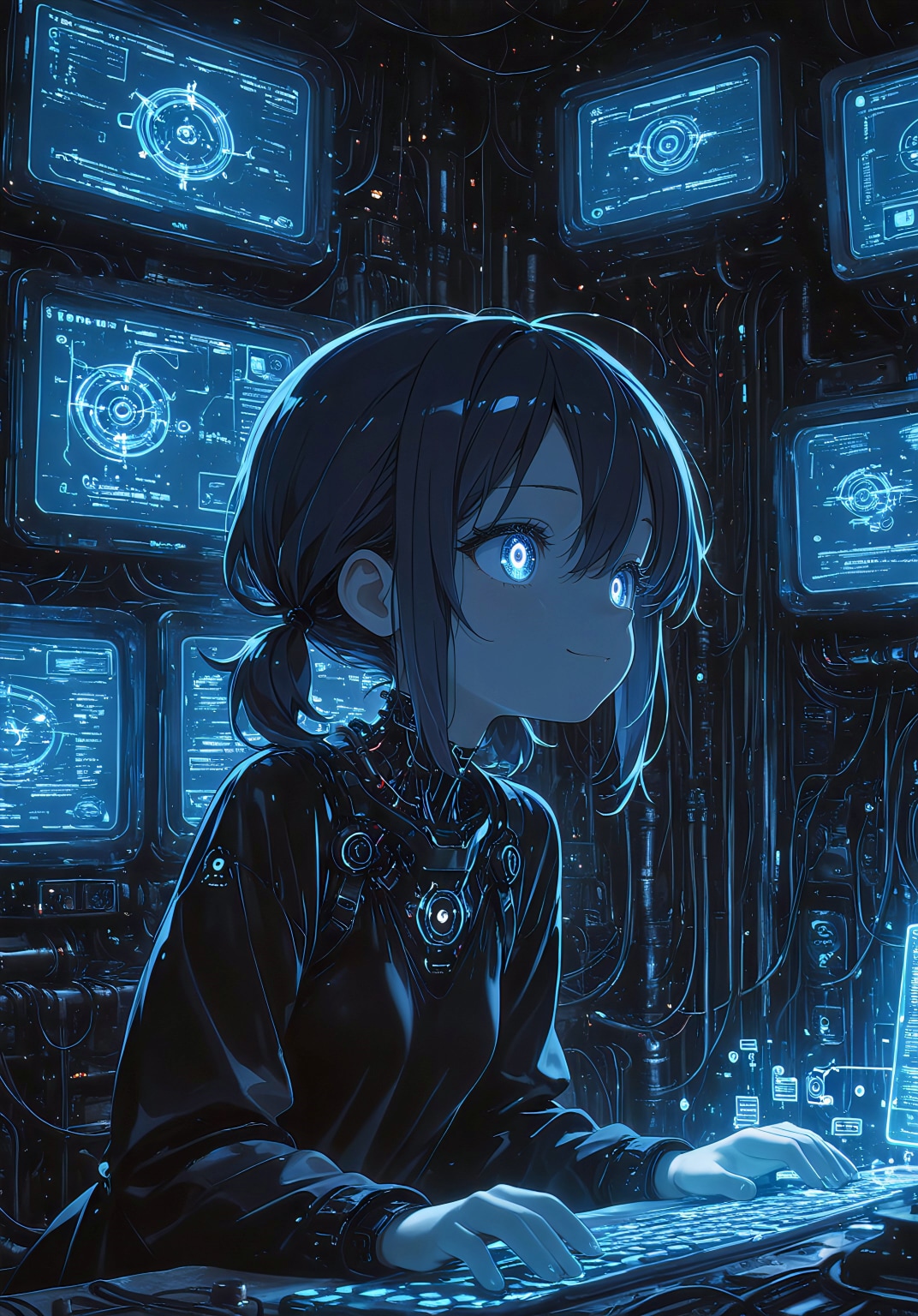 蒼き瞳のハッカー