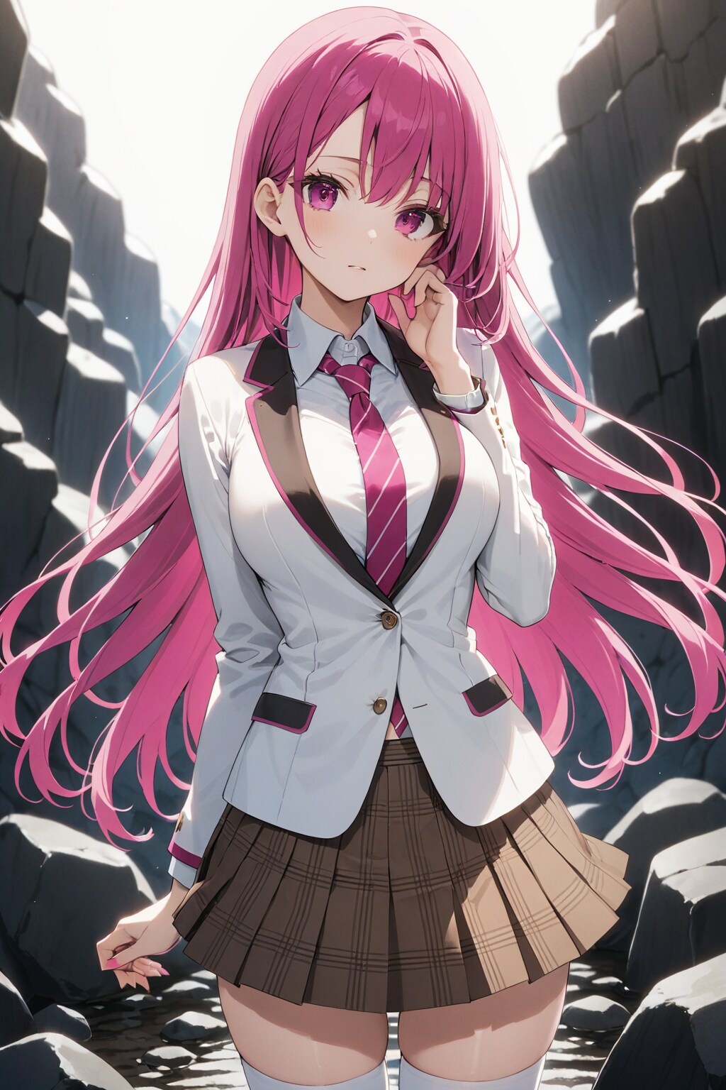 マゼンタ | の人気AIイラスト・グラビア