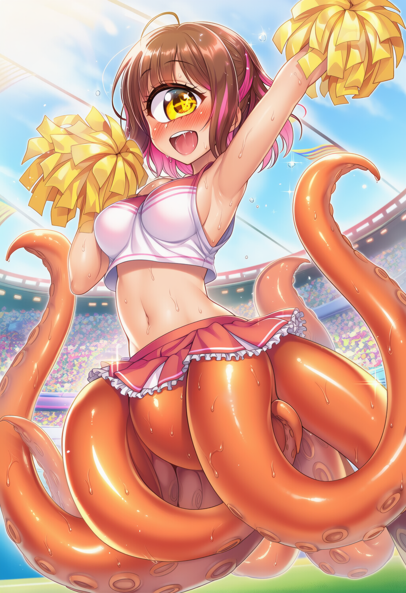 単眼スキュラ　チアガールの脇