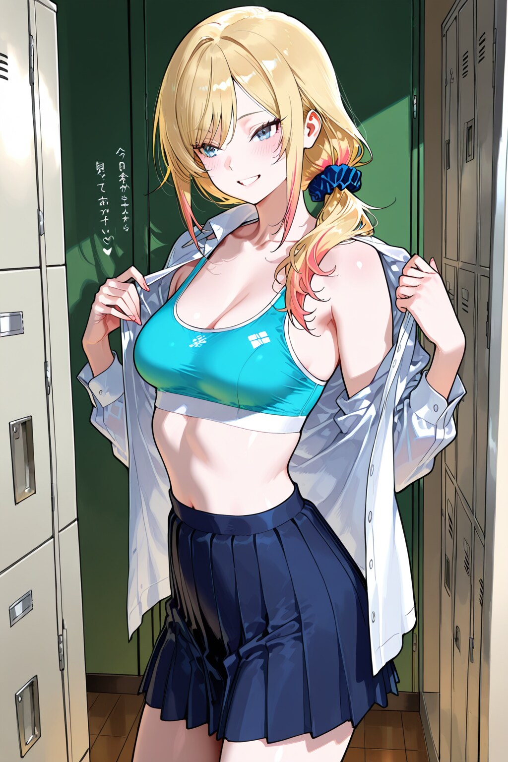 更衣室にて
