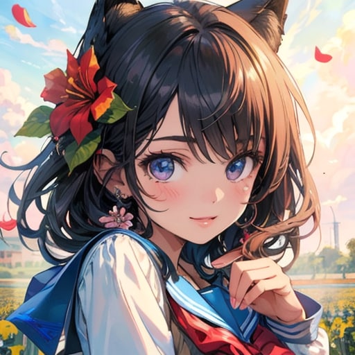 猫耳の女の子 | の人気AIイラスト・グラビア