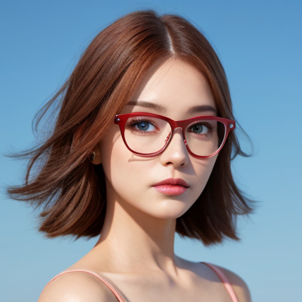 メガネ女子