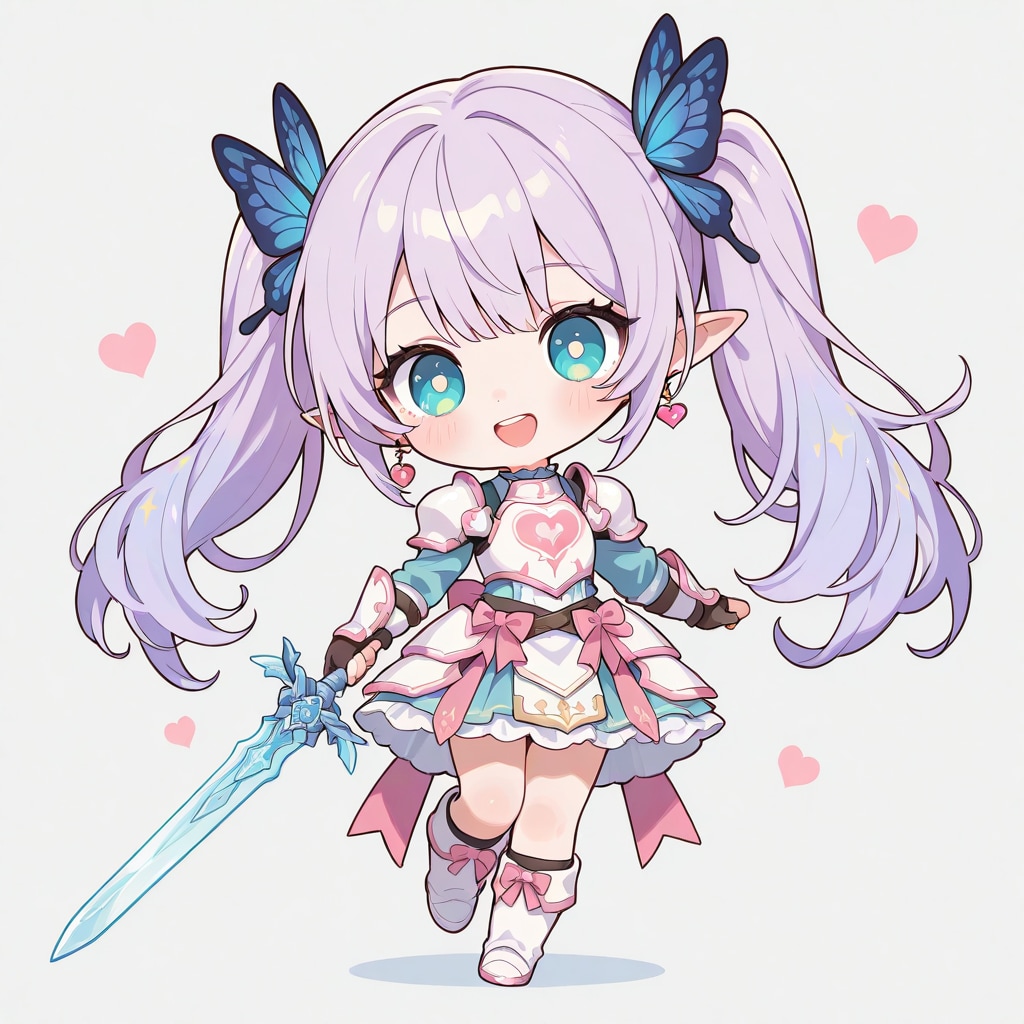 ヨソの娘、すみれちゃん【twintails, chibi,使用】