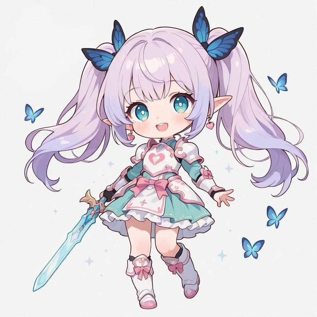 ヨソの娘、すみれちゃん【twintails, chibi,使用】