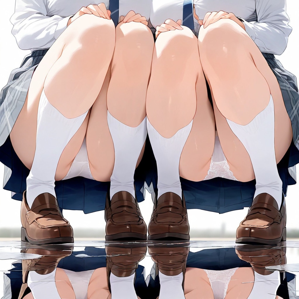 2人の女の子。素敵な瞬間。