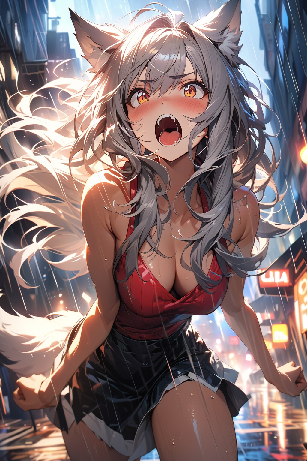 人狼少女の叫び