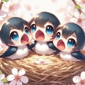 ツバメの雛ちゃんたち 3枚目
