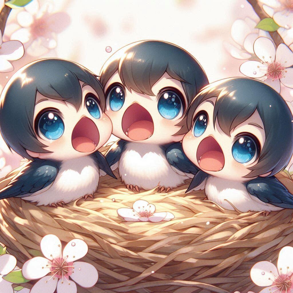 ツバメの雛ちゃんたち