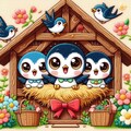 ツバメの雛ちゃんたち 7枚目