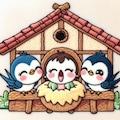 ツバメの雛ちゃんたち 9枚目