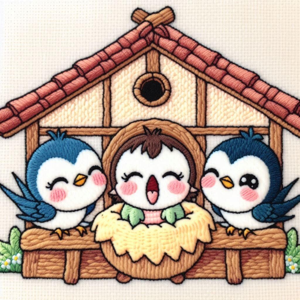 ツバメの雛ちゃんたち
