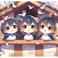 ツバメの雛ちゃんたち 5枚目