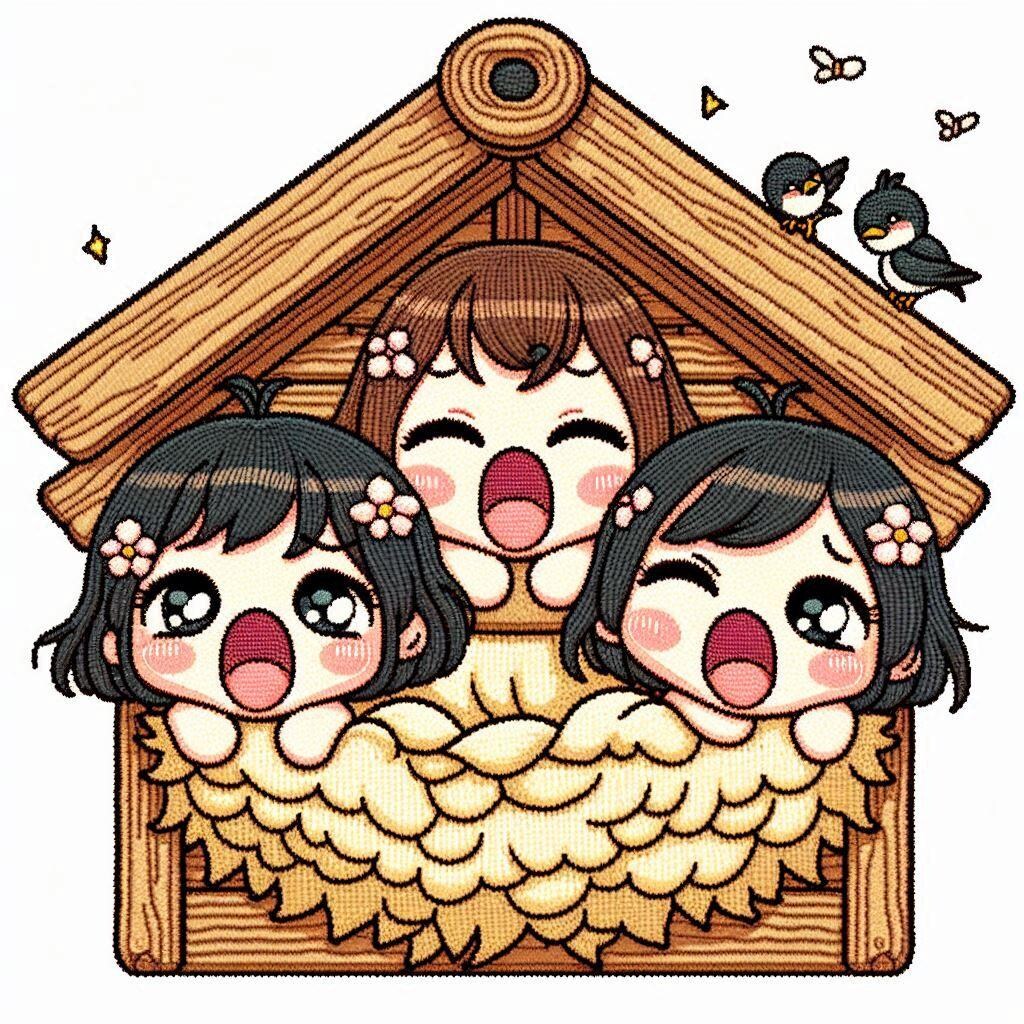 ツバメの雛ちゃんたち