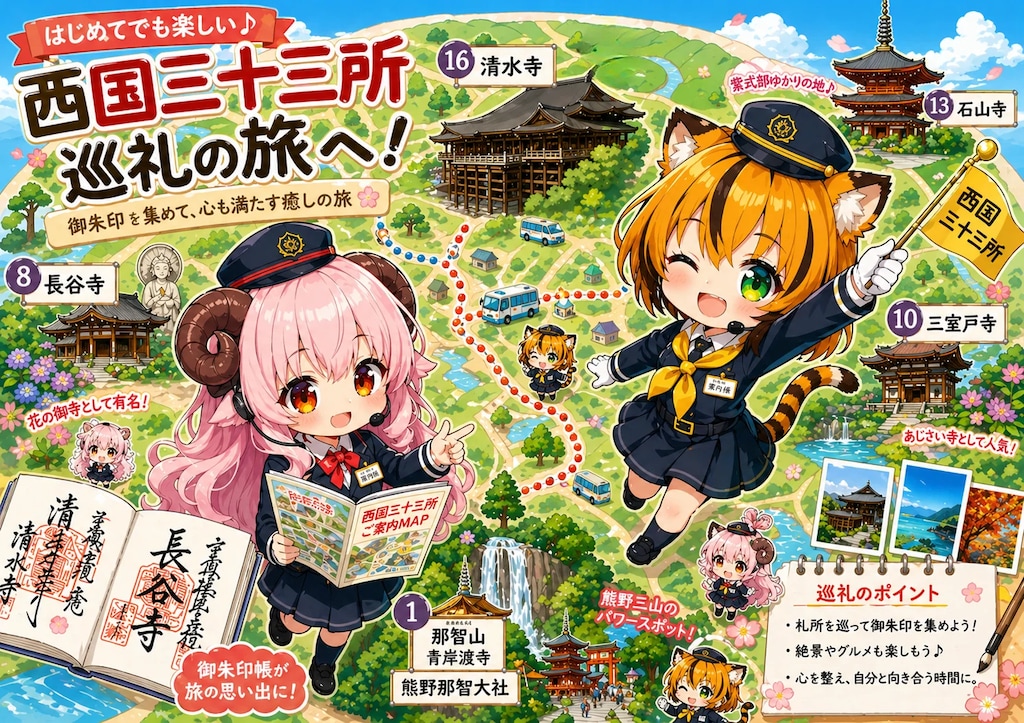 うちの子ガイドで巡る西国巡礼