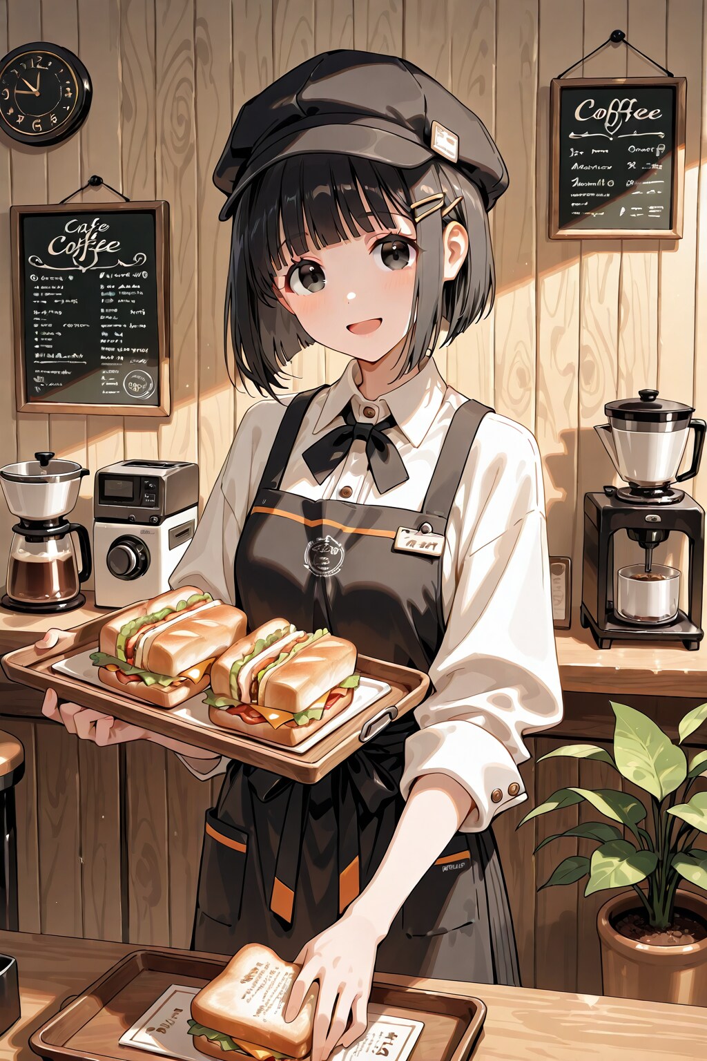 妹ちゃん✨カフェへようこそ‼️🥰☕️✨２４５ | の人気AIイラスト・グラビア