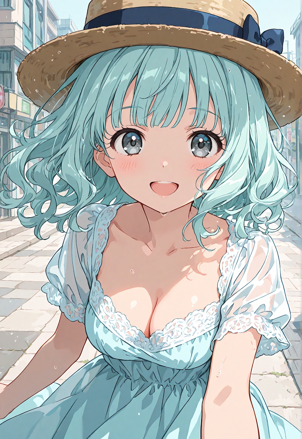 オリキャラ　青髪ちゃん