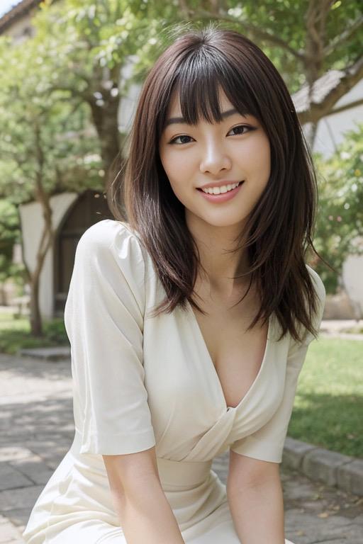 笑顔の女の子