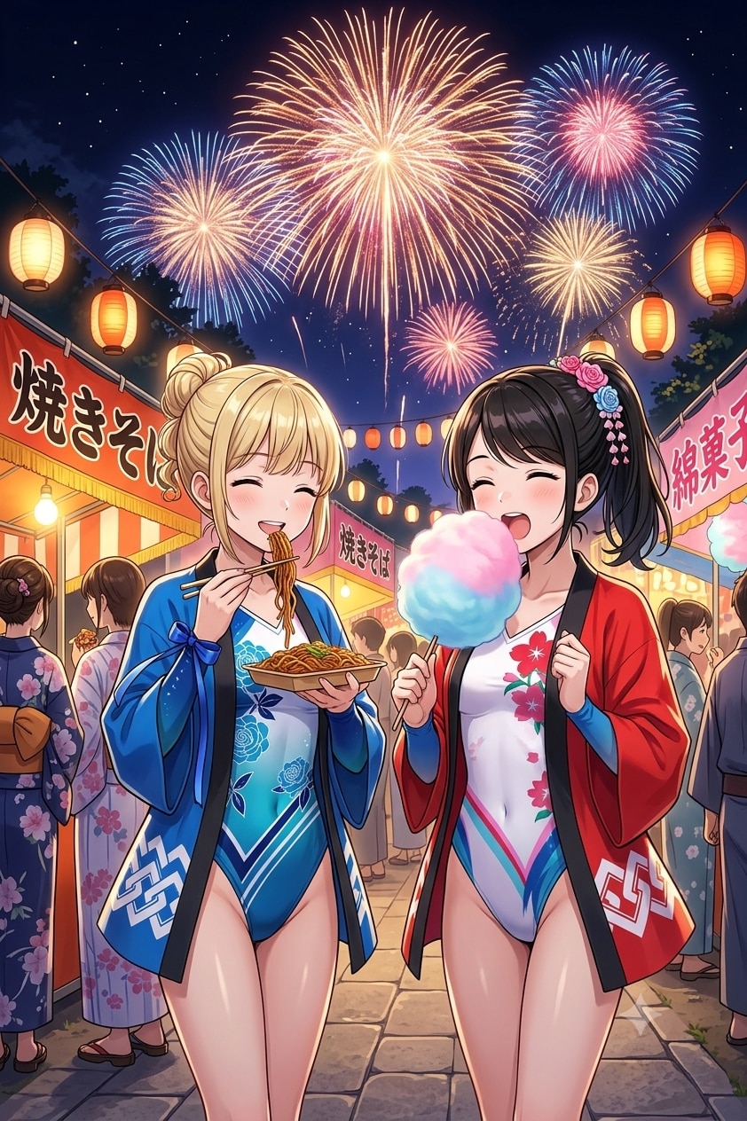新体操部の夏合宿最終日