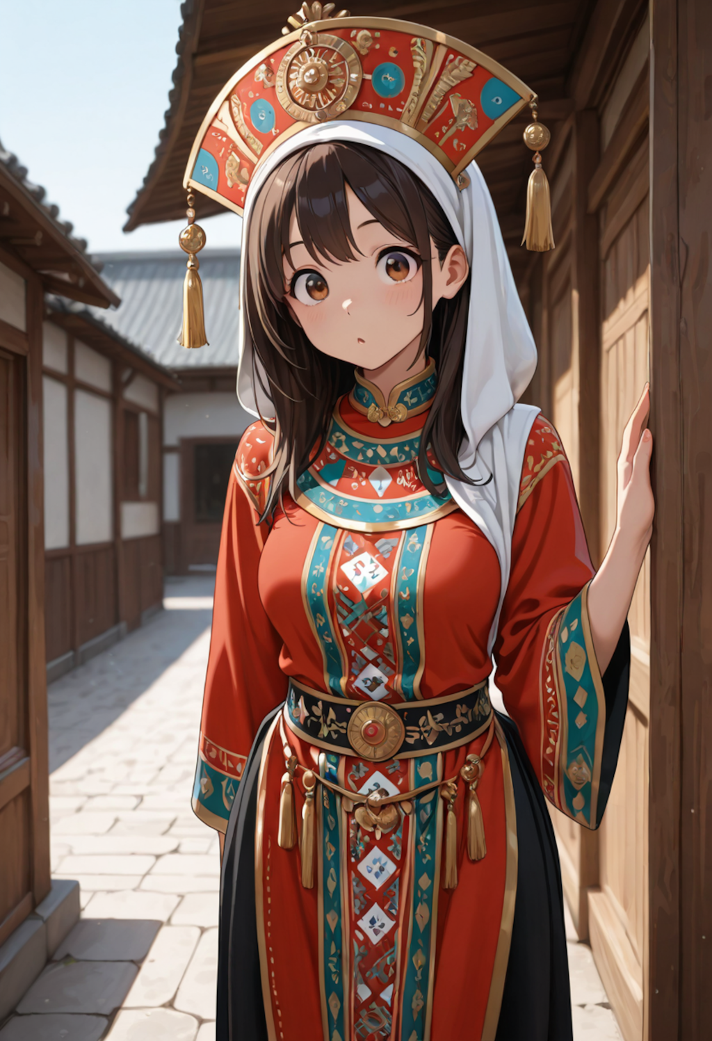 異国の路地にて
