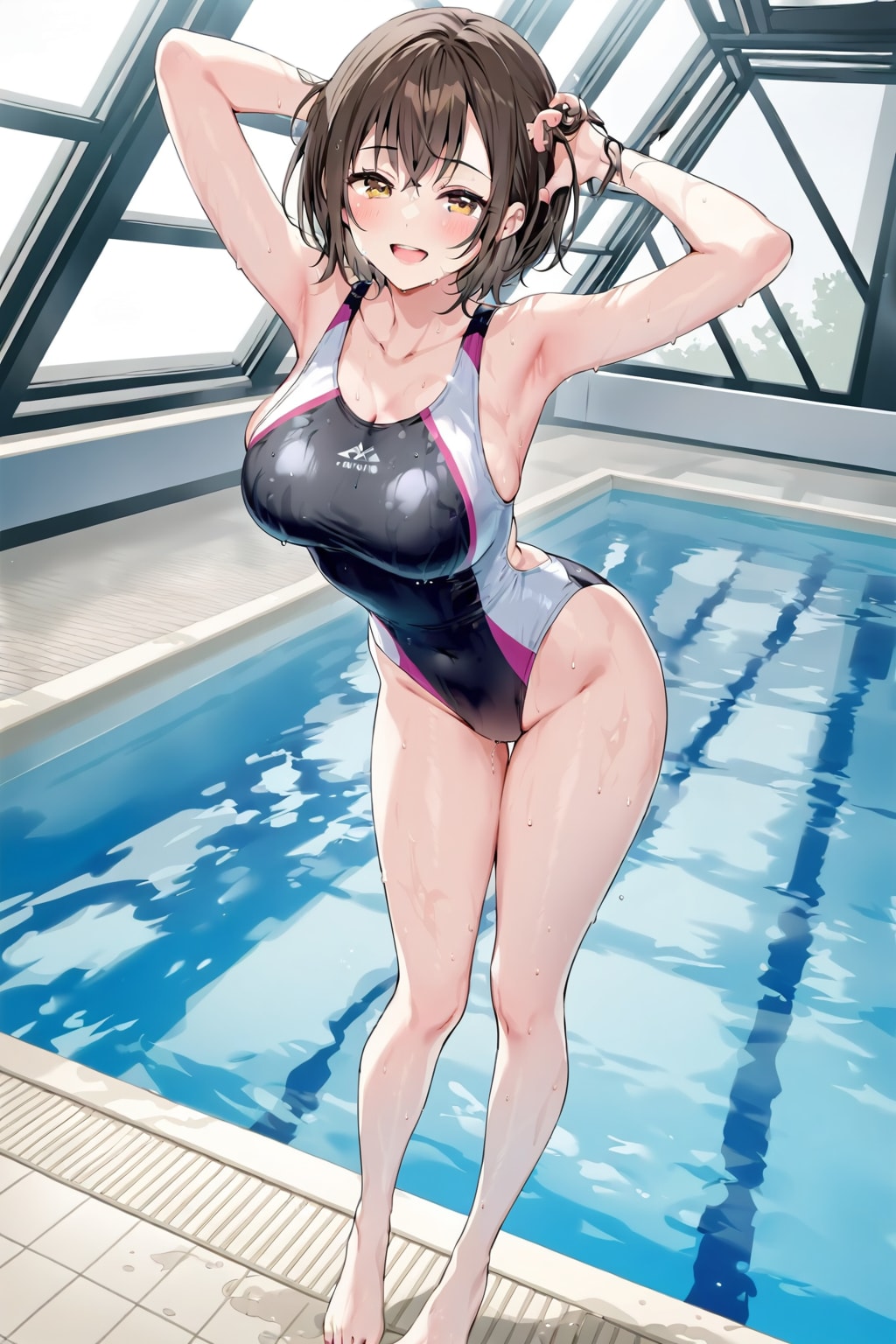よ～し、泳ぐぞ！