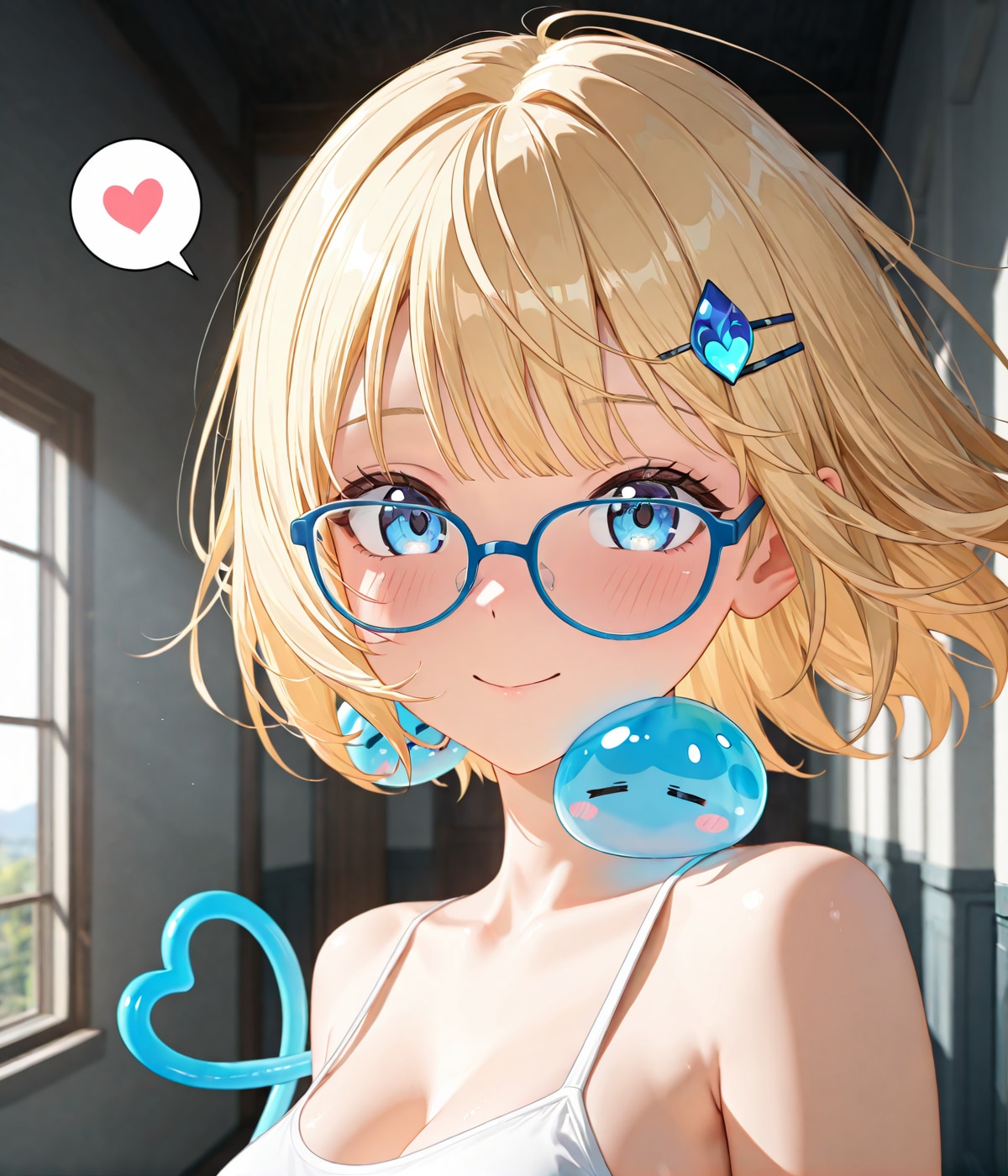 「かわいいスライム召喚できた！」
