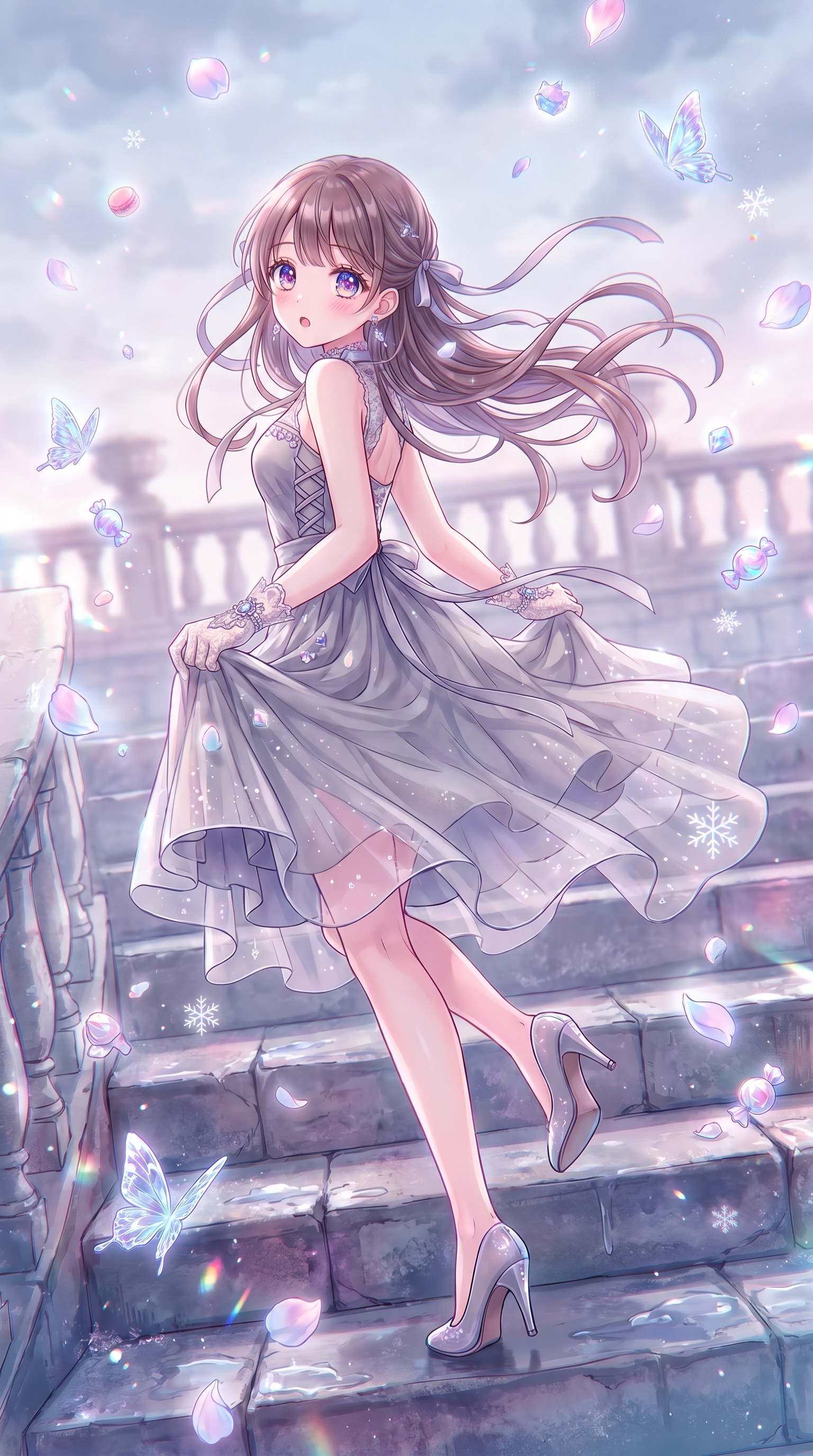 階影に揺れる灰紗 | の人気AIイラスト・グラビア