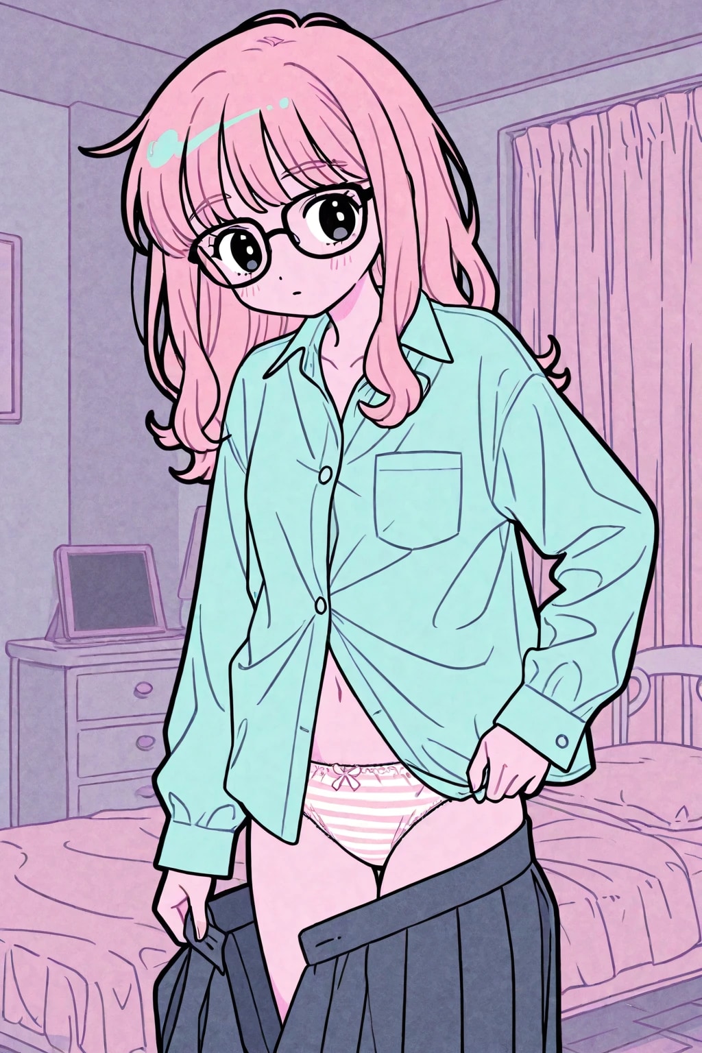 お着替えガール