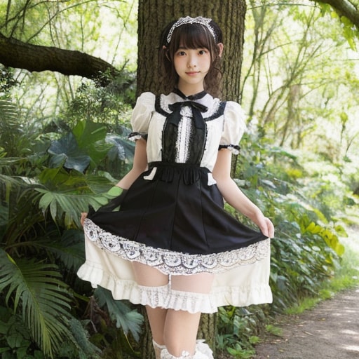 ロリータファッション・ポートレート | の人気AIイラスト・グラビア