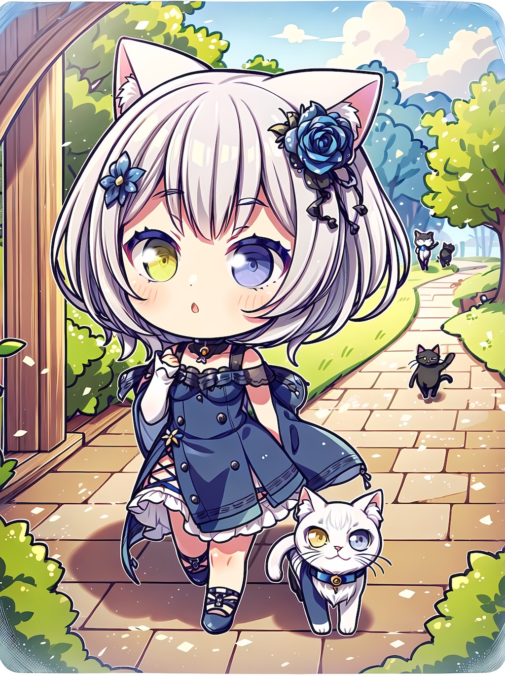 野良猫散歩