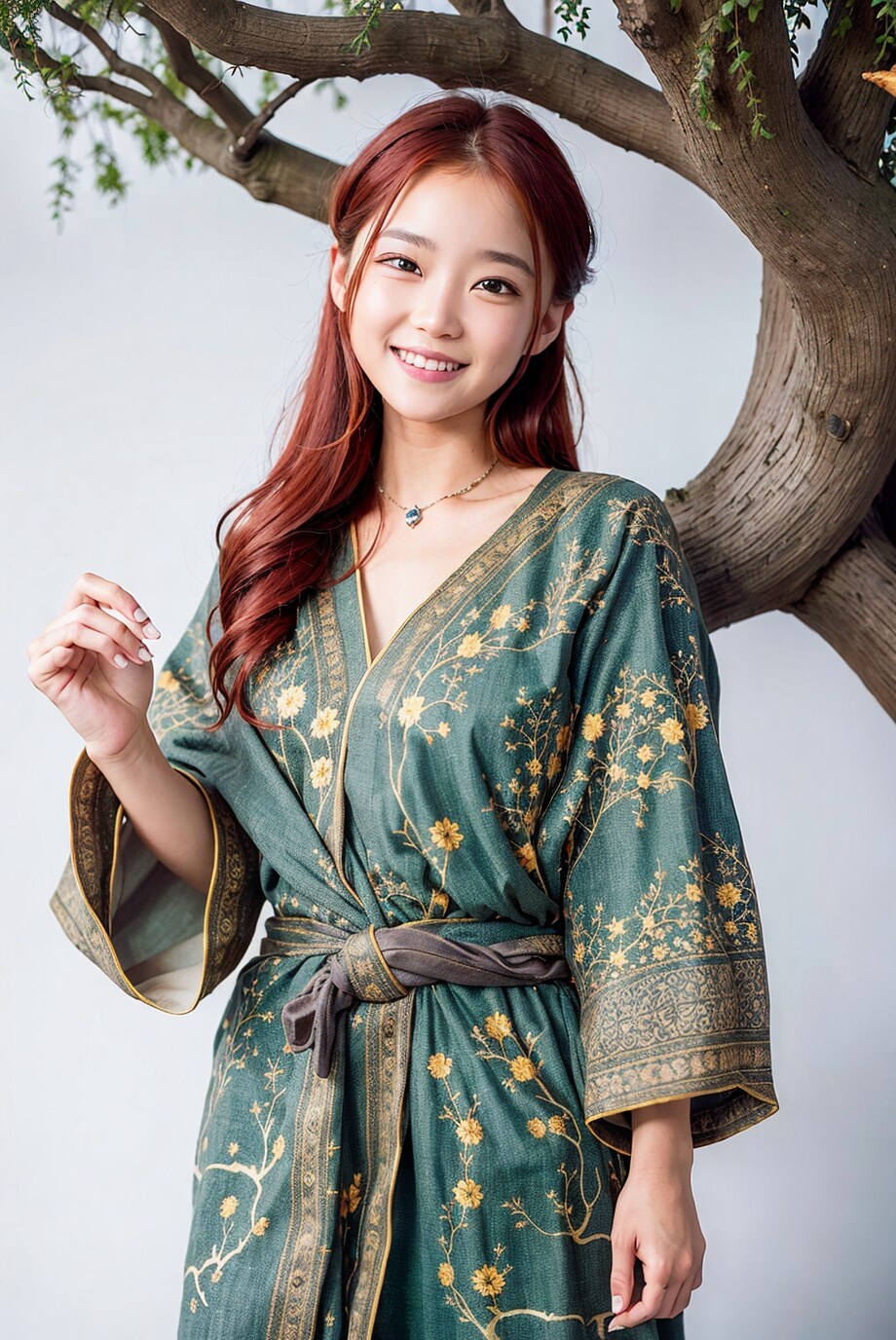 赤い髪の村人