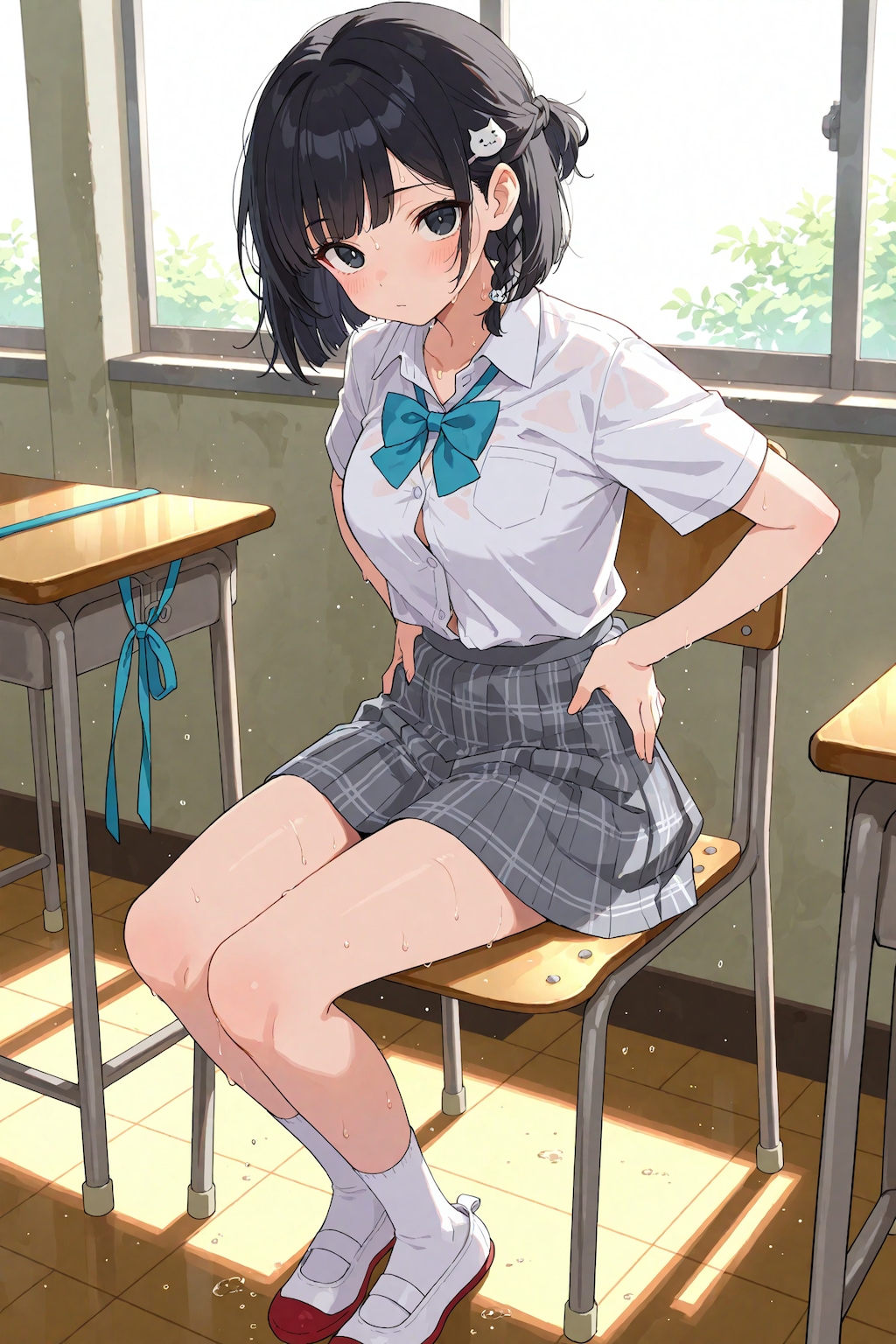 蒸し暑い…