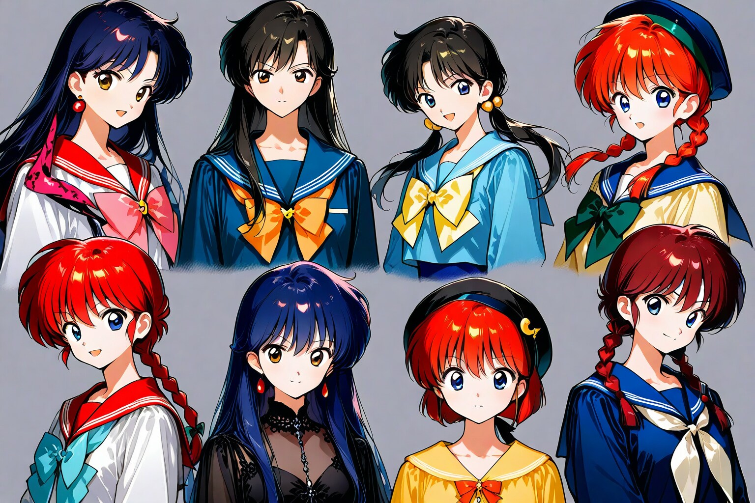 らんま、レイ、未来 | の人気AIイラスト・グラビア