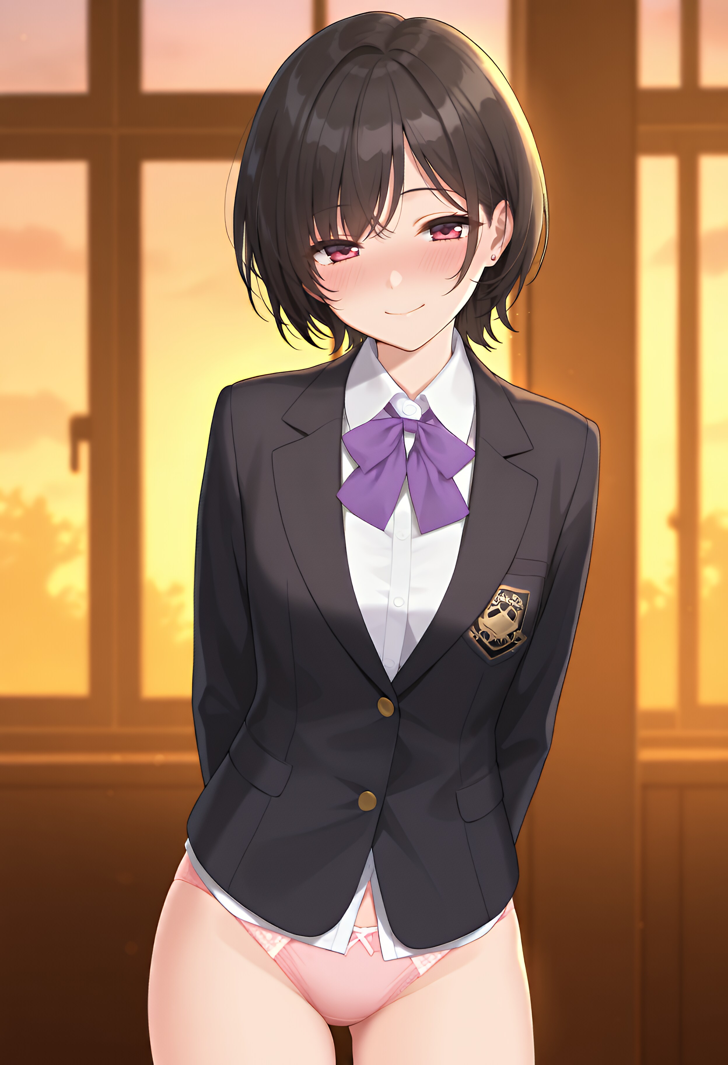下着見ちゃったね