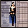 美しき戦士の魂！FF7のティファをキャラクターチャートと設計画で徹底解剖 9枚目