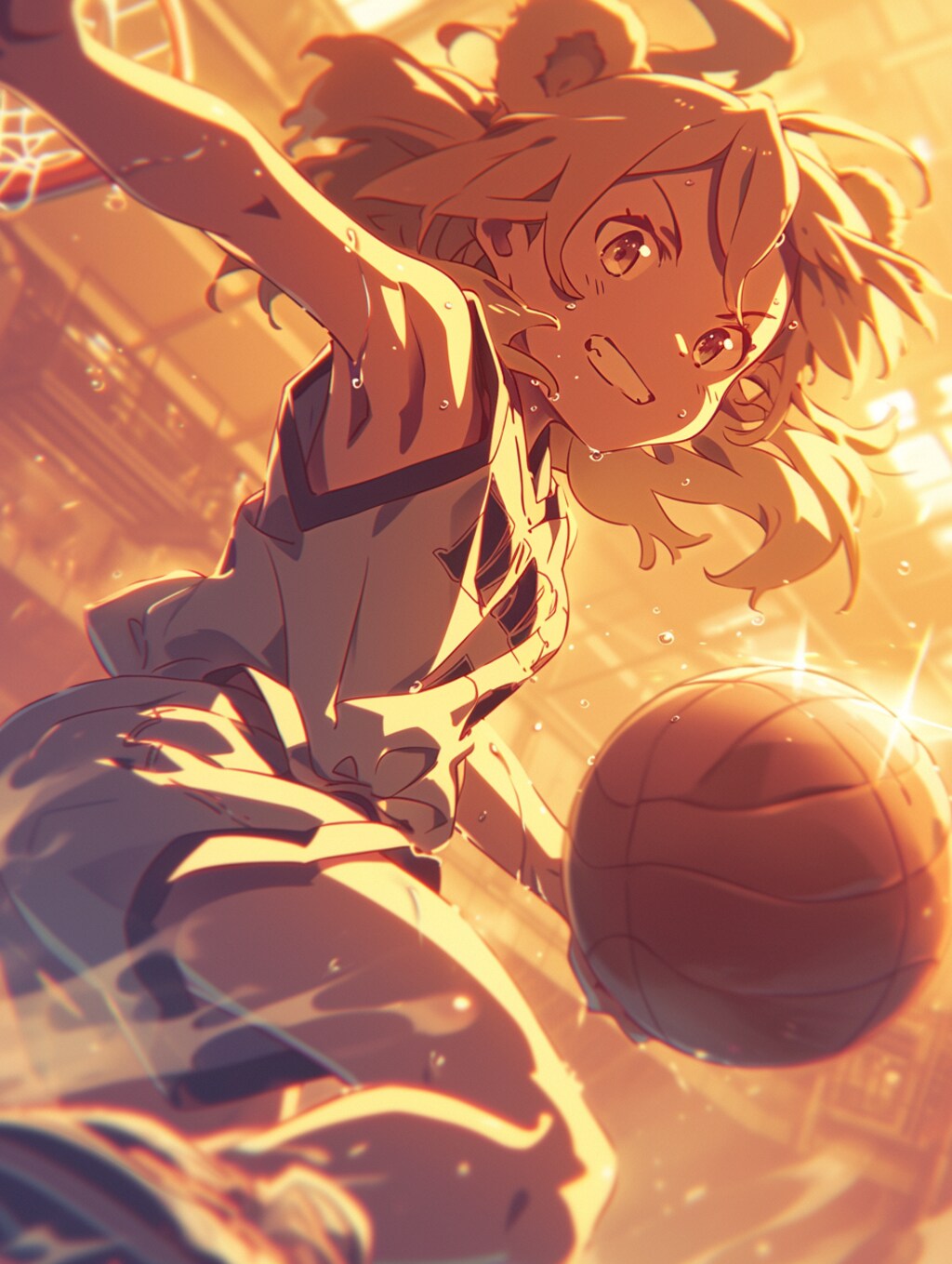 くま娘、今日も全力シュート！🐾