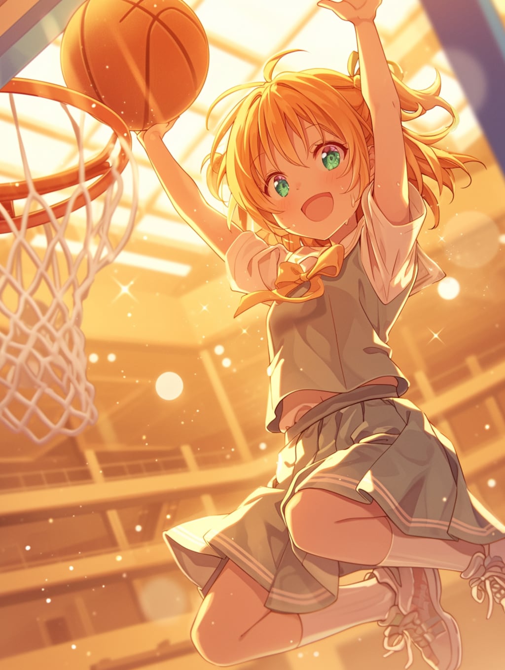 くま娘、今日も全力シュート！🐾