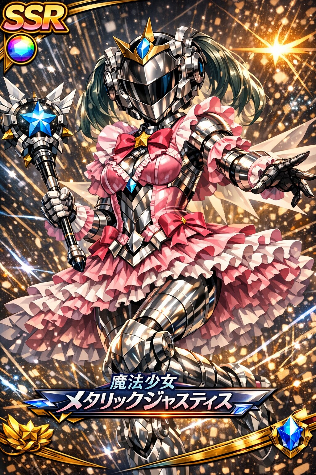魔法少女メタリックジャスティス！ | の人気AIイラスト・グラビア