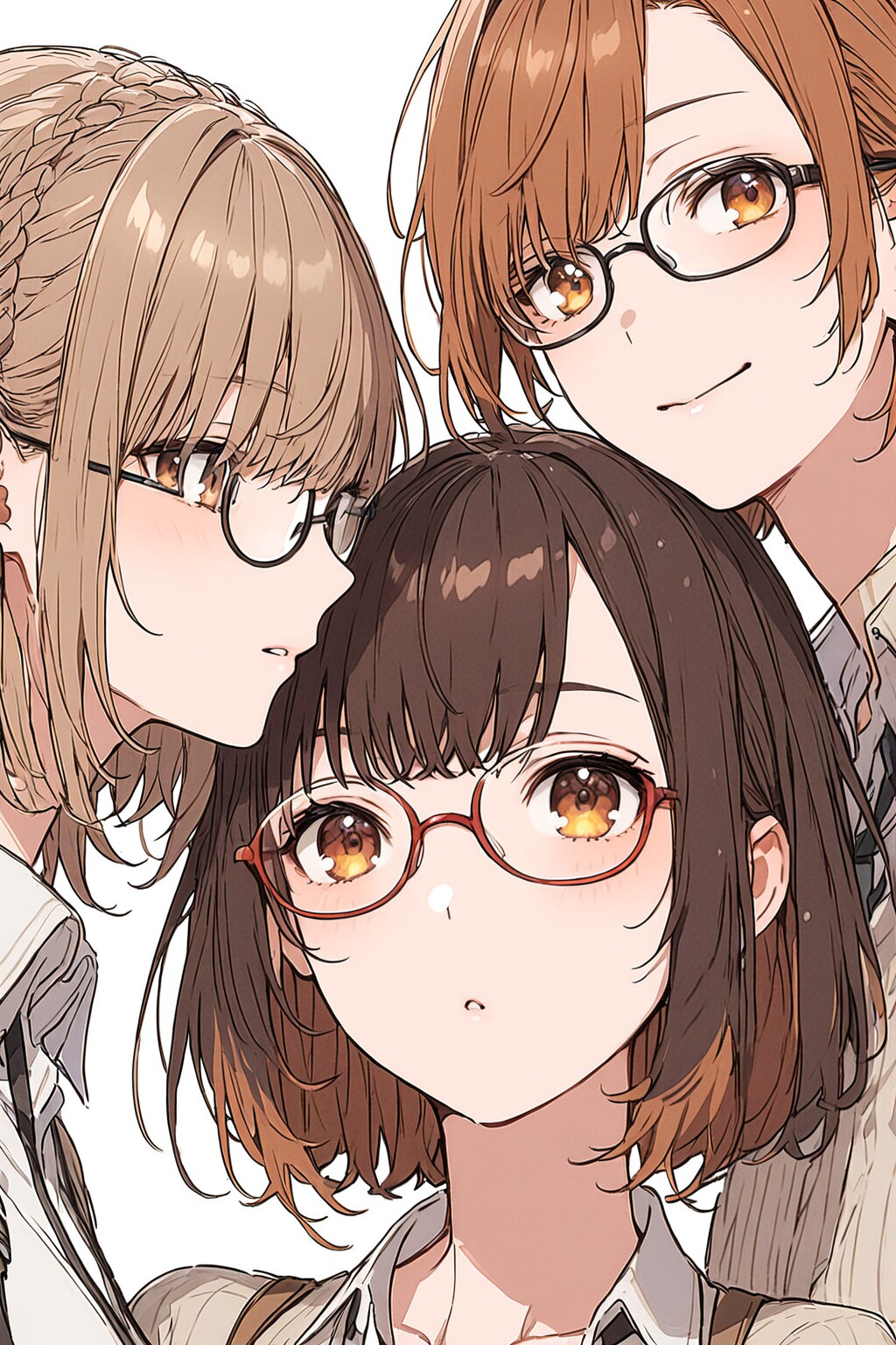 少女紙で青春群像劇演じそうな面々 | の人気AIイラスト・グラビア