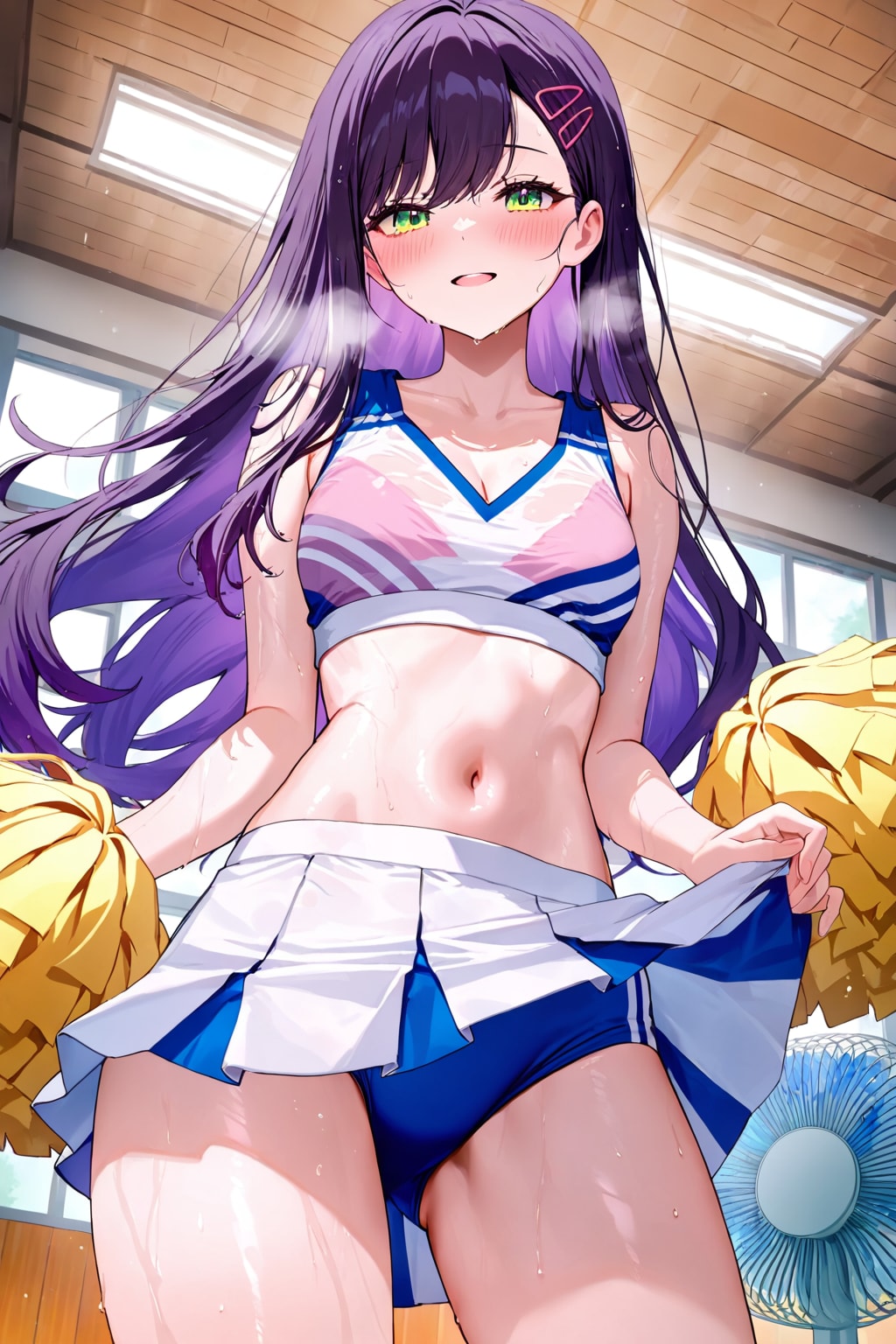 扇風機の目線