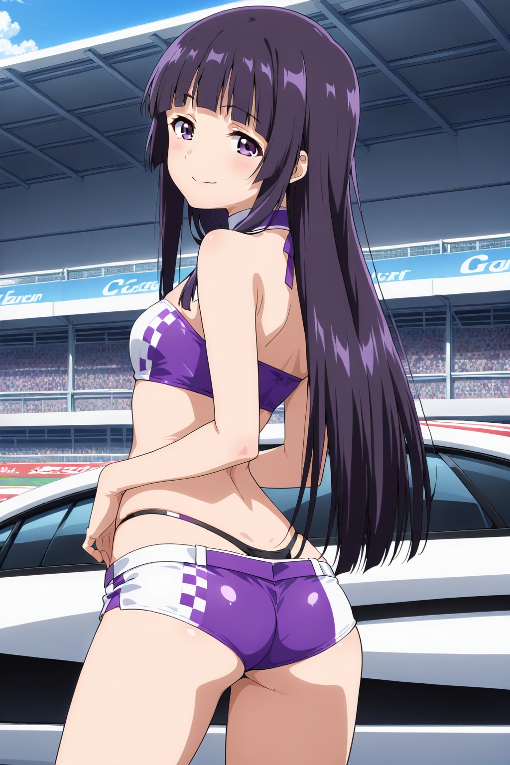 パンツスタイルレースクイーン