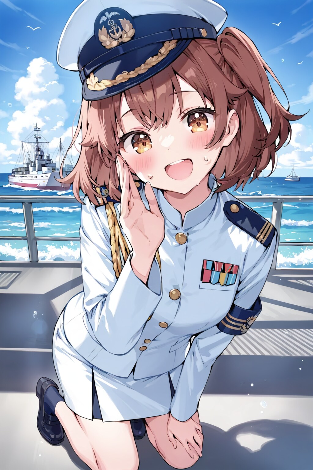 転んじゃった！