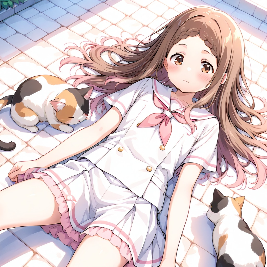 三毛殿とひなたぼっこ