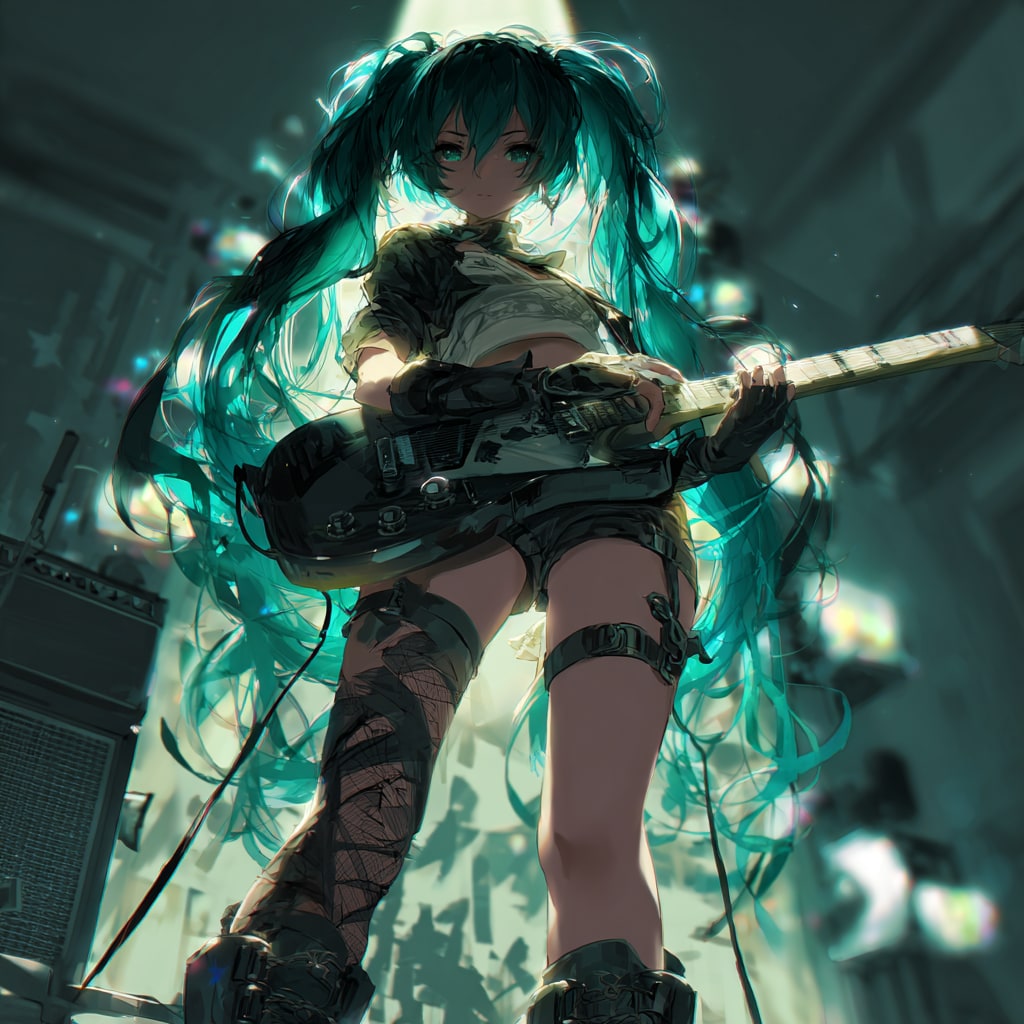 guitar & Miku | の人気AIイラスト・グラビア
