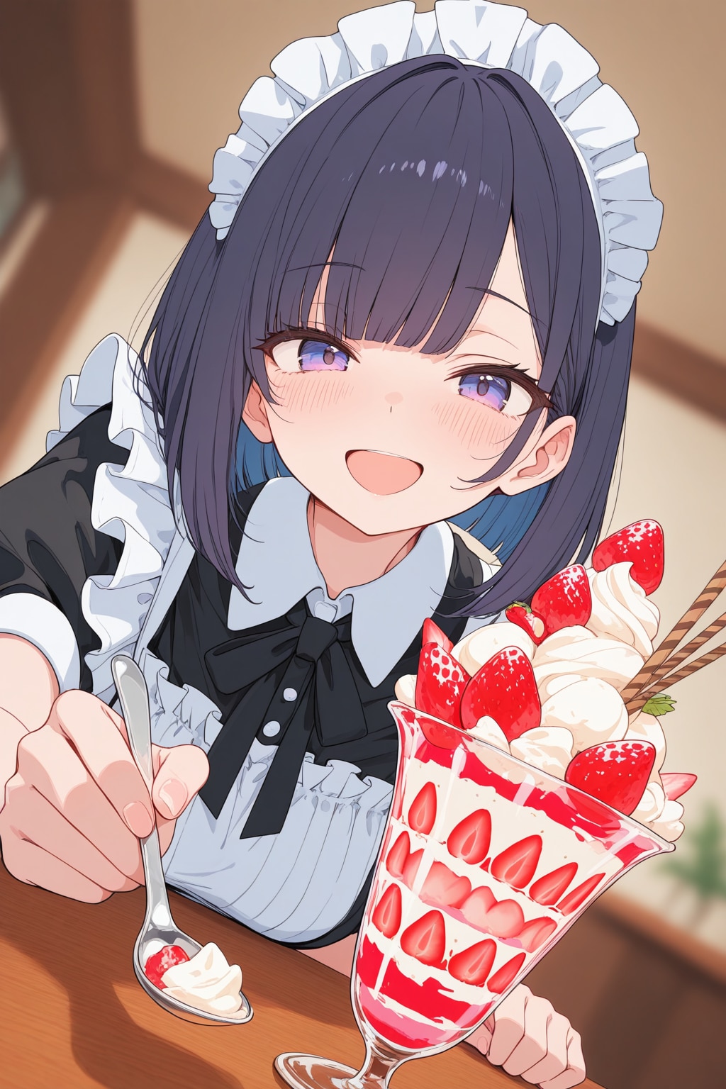 ご主人様♪はいあ～ん♡