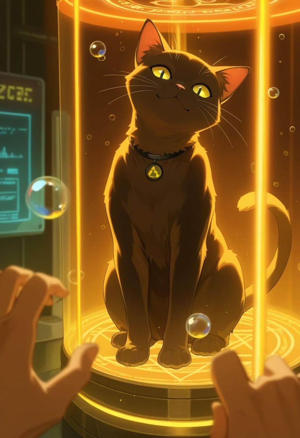 猫と”一緒”