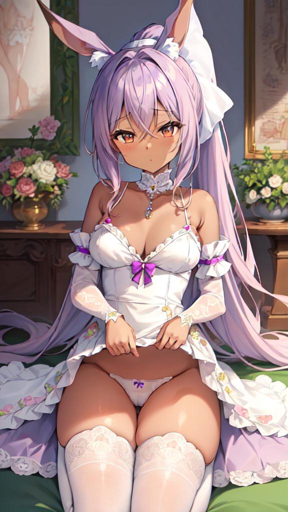 ロップイヤーちゃんのチラ見せ