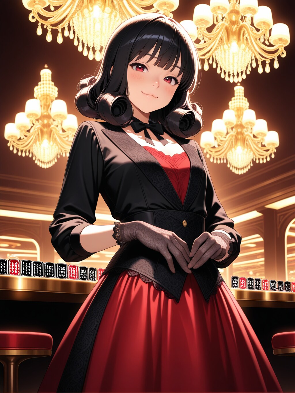 カジノディーラー  ドレススタイル